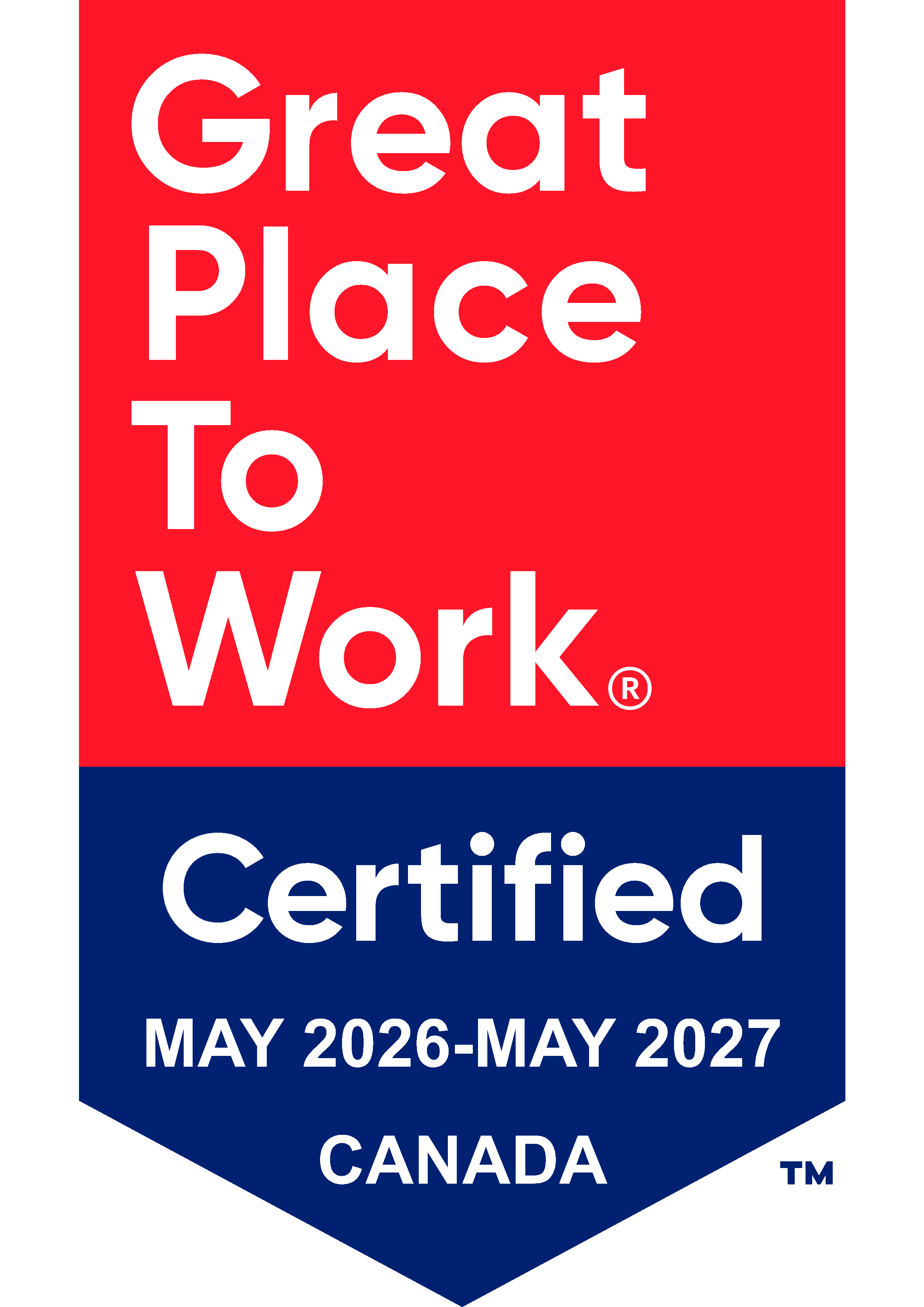 Great Place to Work badge Canada